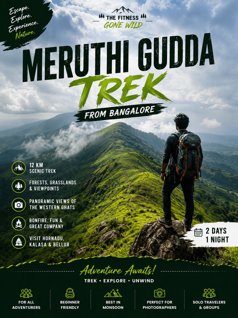 Meruthi Gudda Trek poster