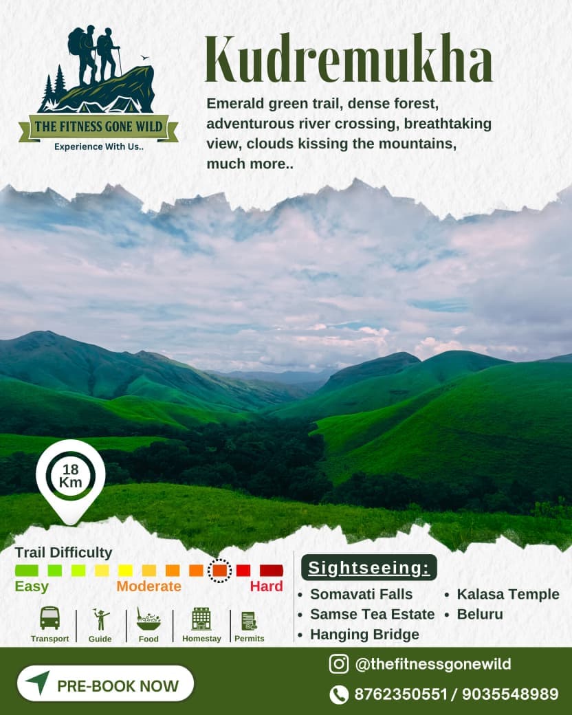 Kudremukha trek poster