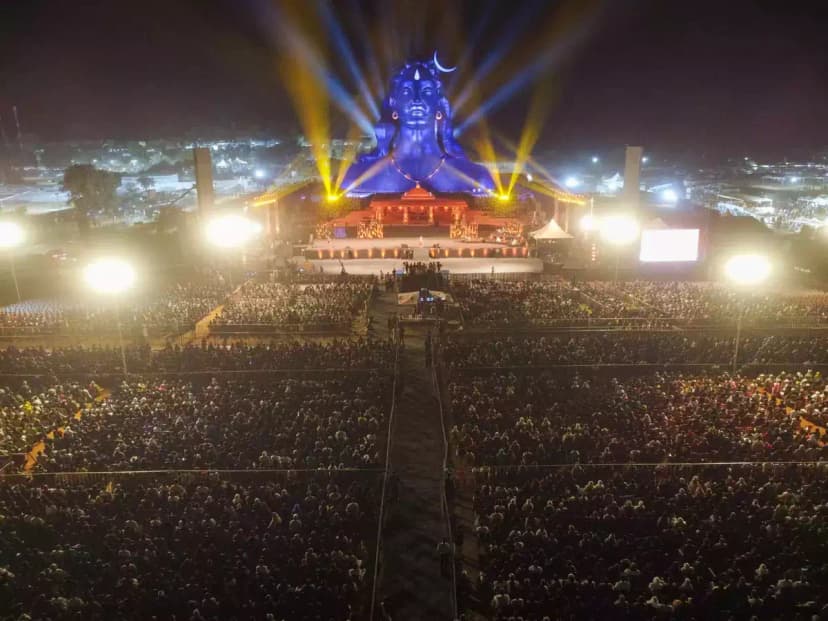 Adiyogi Laser Show From Bangalore poster