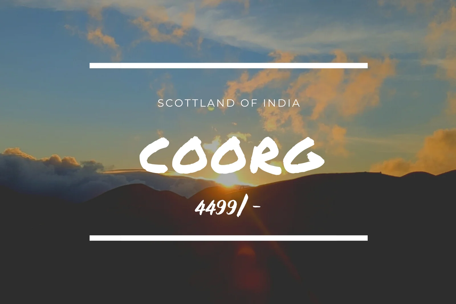 CoorgCoorg poster