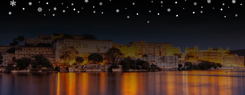 Udaipur Xmas NY poster