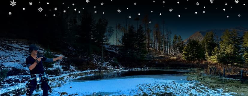 Harsil  Sattal Lake  Xmas NY poster