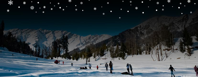 Manali sissu Kasol Xmas NY poster