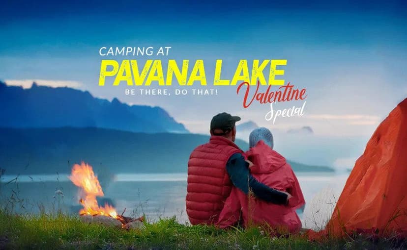 Valentines Day Special Pawna Lakeside Camping poster