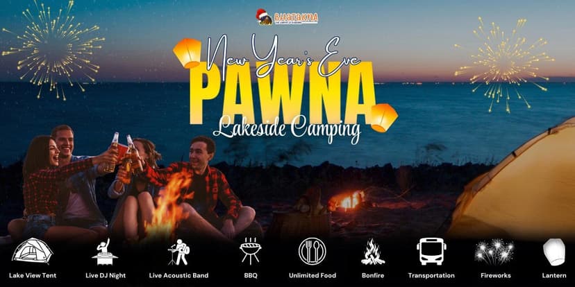 New Year Eve Pawna Lakeside Camping poster